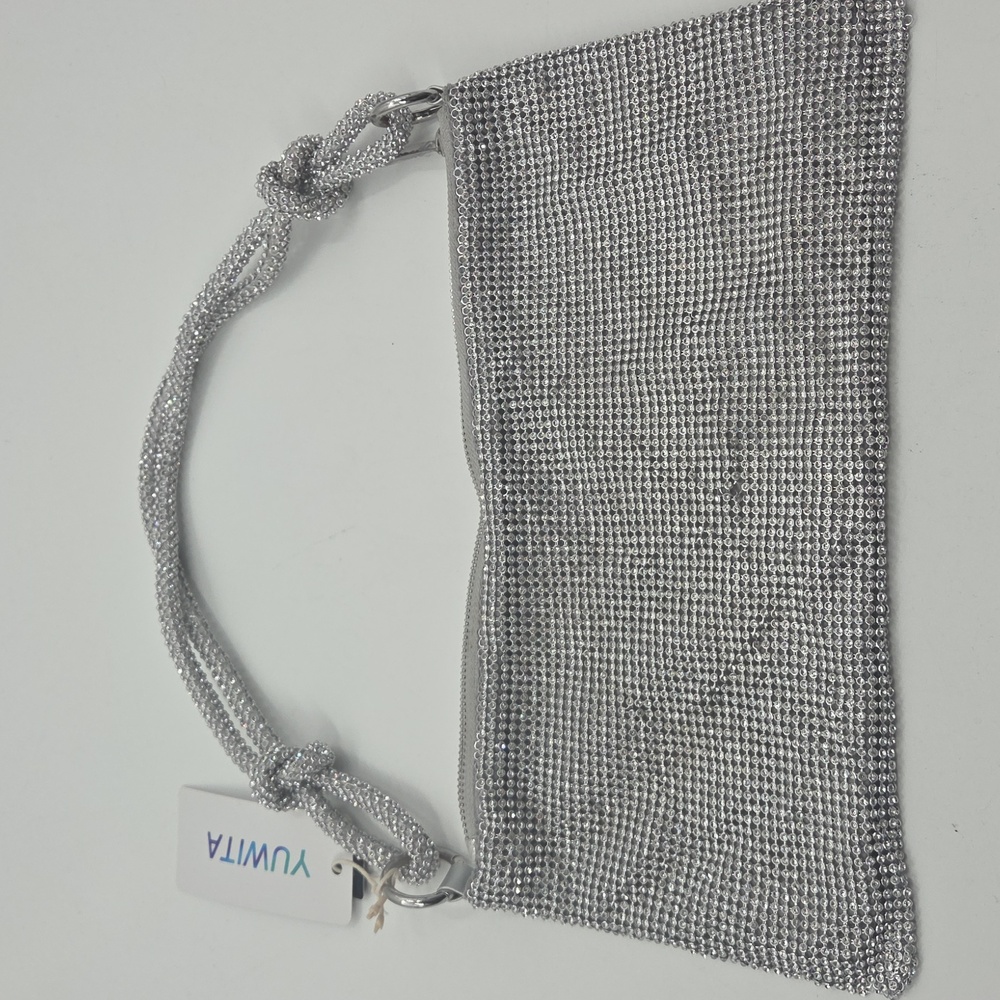Elegant Silver Rhinestone Women's Bag - Picture 14 of 16